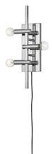 Hinkley Merchant 4122PN - Three Light Plug-in Sconce