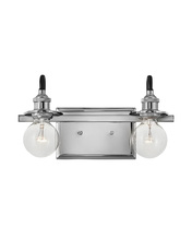 Hinkley Merchant 5872PN - 2 - Light Vanity Wall Sconce