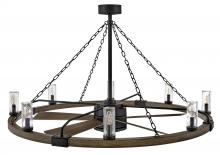 Hinkley Merchant 906144FMB-LWD - 8 - Light 52" Smart Fandelier