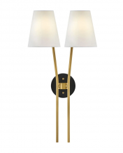 Hinkley Merchant 37382HB - Large Two Light Sconce