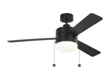 Generation Lighting 3SY52MBKD - 52" Fan w/ Light - Midnight Black