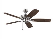 Generation Lighting 5COM52BS - 52" Ceiling Fan - Brushed Steel