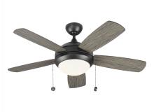Generation Lighting 5DIC44AGPD-V1 - 44" LED Fan - Aged Pewter