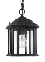Generation Lighting 60029-12 - 1 - Light Outdoor Semi-Flush Convertible Pendant in Black