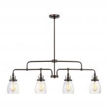 Generation Lighting 6614504-710 - 4 - Light Linear Chandelier