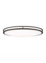 Generation Lighting 7950893S-71 - LED oval 1-light flush mount ceiling fixture in an antique