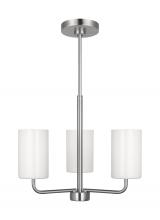 Generation Lighting GLC1003BS - 3 - Light Mini Chandelier