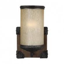 Generation Lighting 4113301-846 - Dunning contemporary 1-light indoor dimmable bath vanity wall sconce in stardust finish with creme p