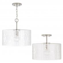 Capital 241311PN - 1 - Light Semi-Flush Convertible Pendant