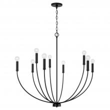 Capital 452191MB - 9 - Light Chandelier in Matte Black
