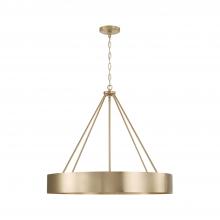 Capital 453041MA - 4 - Light Chandelier in Matte Brass