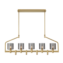 Eurofase 45652-011 - 5 - Light Chandelier in Brushed Gold