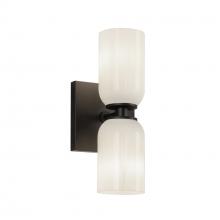 Kuzco Lighting Inc WS57712-BK/GO - 2 - Light Wall Sconce
