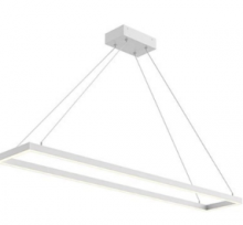 Kuzco Lighting Inc PD88548-WH - Piazza 48-in White LED Pendant