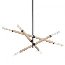 Troy F6706-SBK - 6 - Light Chandelier