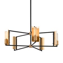 Troy F6785-SBK/BBA - 5 - Light Chandelier