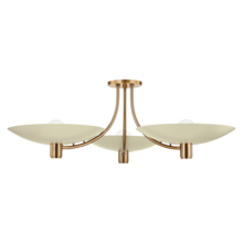 Troy C1441-PBR/SSD - 3 - Light Semi Flush