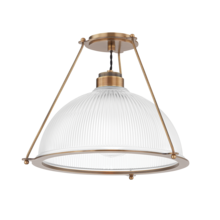 Troy C2118-PBR - 1 - Light Semi-Flush