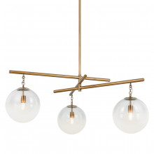 Troy F1059-PBR - 3 - Light Chandelier