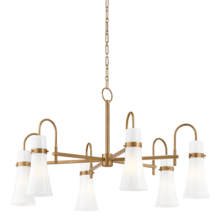 Troy F3430-PBR - 6 - Light Chandelier