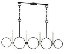Troy F5954 - 4 - Light Linear Chandelier