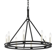 Troy F6236-TBK - 8 - Light Chandelier