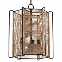 Troy F9813-TBK - 3 - Light Lantern Pendant