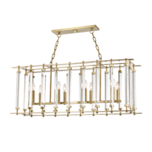 Hudson Valley 2842-AGB - 8 - Light Linear Chandelier