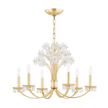 Hudson Valley 4430-AGB - 6 - Light Chandelier
