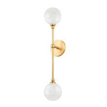 Hudson Valley 4802-AGB - 2 - Light Wall Sconce