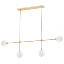 Hudson Valley 4804-AGB - 4 - Light Island Pendant