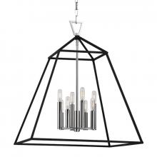 Hudson Valley 4924-PN - 8 - Light Foyer Pendant