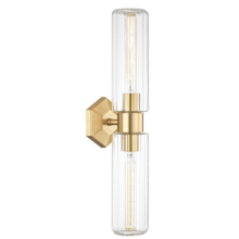 Hudson Valley 5124-AGB - 2 - Light Wall Sconce
