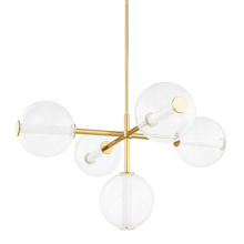 Hudson Valley 5248-AGB - 5 - Light Chandelier