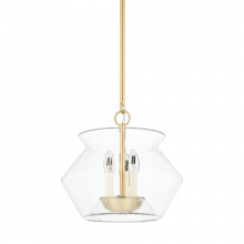 Hudson Valley 8115-AGB - 3 LIGHT LANTERN