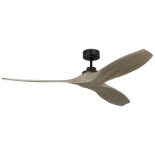 Visual Comfort & Co. Fan Collection 3CLNSM60AGP - 60" Smart Indoor/Outdoor Ceiling Fan - Aged Pewter