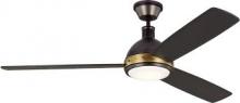 Visual Comfort & Co. Fan Collection 3HCKR60BNZHABD - Hicks 60" LED Ceiling Fan