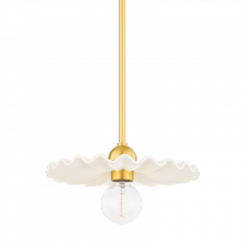 Mitzi by Hudson Valley Lighting H499701-AGB/CCR - 1 - Light Pendant