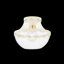 Mitzi by Hudson Valley Lighting H668601-AGB/SCR - 1 - Light Semi Flush