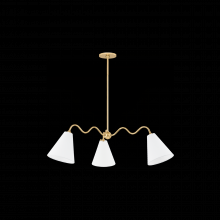 Mitzi by Hudson Valley Lighting H699803-AGB - 3 - Light Chandelier