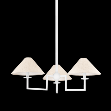 Mitzi by Hudson Valley Lighting H760803-TWH - 3 - Light Chandelier