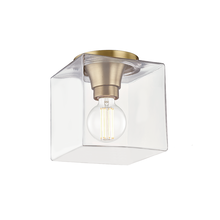 Mitzi by Hudson Valley Lighting H284501SQS-AGB - 1 - Light Flush Mount