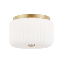 Mitzi by Hudson Valley Lighting H340502-AGB - 2 - Light Flush Mount