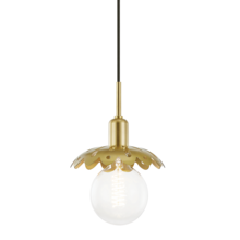 Mitzi by Hudson Valley Lighting H353701-AGB - 1 Light Pendant