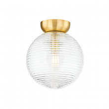 Mitzi by Hudson Valley Lighting H815501-AGB - 1 - Light Flush Mount