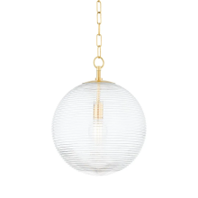 Mitzi by Hudson Valley Lighting H815701L-AGB - 1 - Light Large Pendant