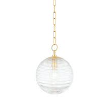 Mitzi by Hudson Valley Lighting H815701S-AGB - 1 - Light Small Pendant