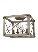 Visual Comfort & Co. Studio Collection 7526304-872 - 4 - Light Ceiling Flush Mount