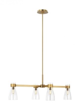 Visual Comfort & Co. Studio Collection AEC1014BBS - 4 - Light Linear Chandelier