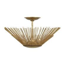 Visual Comfort & Co. Studio Collection AF1083ADB - 3 - Light Semi-Flush Mount